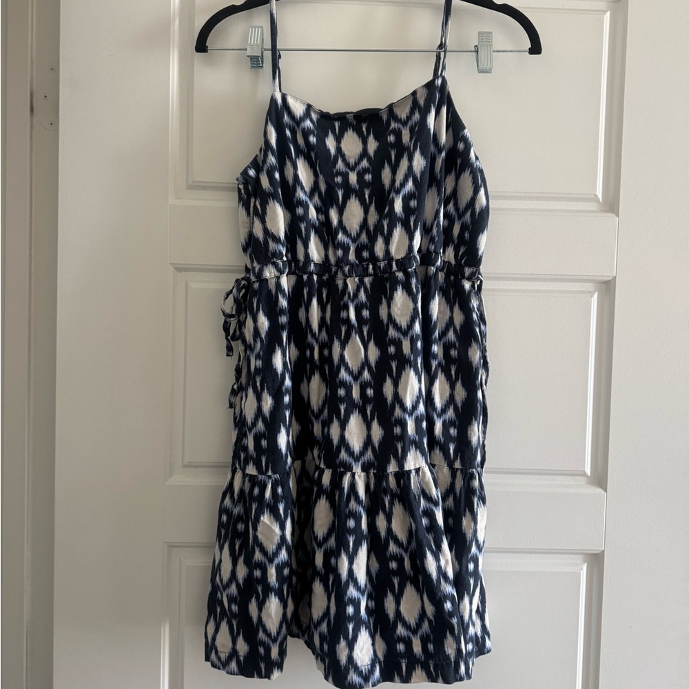 GAP Navy and White Mini Dress